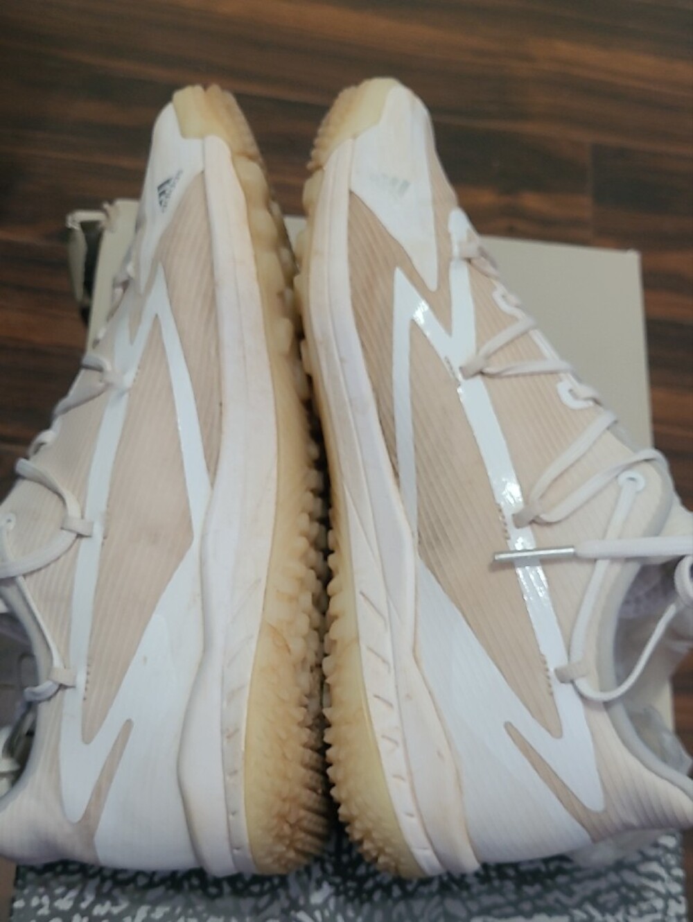 adidas Women's Athletic Shoes Beige White - Picture 6 of 11